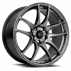 Vors Tr4 Wheels Rims 18x8.5 5x100 Hyper Black 35mm | TR04188550035HB