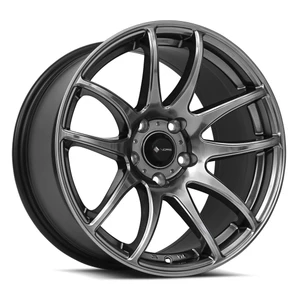 Vors Tr4 Wheels Rims 17x9 5x115 Hyper Black 30mm | TR04179051430HB-515
