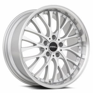 Arc Ar6 Wheels Rims 18x8 5x115 Silver Machined W/ Machined Lip & Chrome Rivets 30mm | AR06188051430SF-515