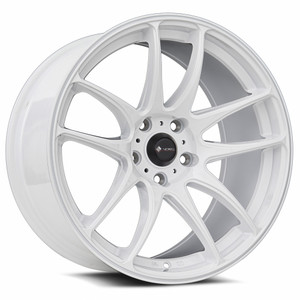 Vors Tr4 Wheels Rims 18x9.5 5x114.3 White 35mm | TR04189551435W