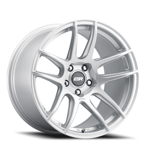 DOORBUSTER PRICING! - Esr Cs8 Wheel 18x9.5 5x112 Hyper Silver 15mm - FREE T-SHIRT INCLUDED! | 89551415 CS8HS 5x112