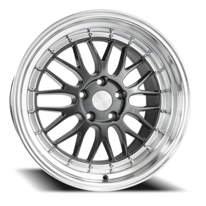 DOORBUSTER PRICING! - Esr Sr05 Wheel - 19x10.5 5x120 Gloss Graphite w/ Machined Lip 22mm - FREE T-SHIRT INCLUDED! | 90551422 SR05GM-ML 5X120