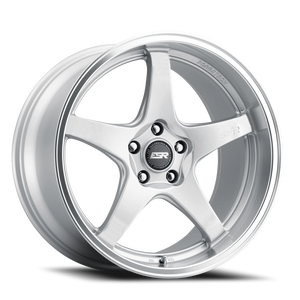 DOORBUSTER PRICING! - Esr Apx5 Wheel 19x11 5x114.3 Hyper Silver w/ Machined Lip 22mm - FREE T-SHIRT INCLUDED! | 91151422 APX5HS-ML