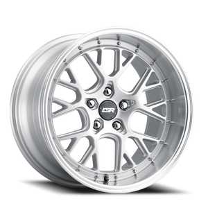 DOORBUSTER PRICING! - Esr Cs11 Wheel 19x9.5 5x108 Hyper Silver w/ Machined Lip 35mm - FREE T-SHIRT INCLUDED! | 99551435 CS11HS-ML 5X108
