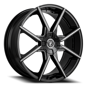 Pinnacle Hype P96 Wheel 18x7.5 5x114.3 & 5x120 Gloss Black Milled 35mm | P96185120-35GBML