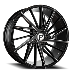 Pinnacle Snazzy P208 Wheel 20x8.5 5x114.3 Gloss Black Milled 35mm | P20820855545-35GBML