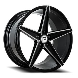 Pinnacle Supreme P202 Wheel 20x8.5 5x115 Gloss Black Milled 15mm | P20220855115-15GBML