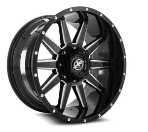 Xf Off-Road Xf-219 Wheels Rims 17x9 8x6.5 (8x165.1) 8x170 Gloss Black Milled 0 | XF-219179081651170+0GBML