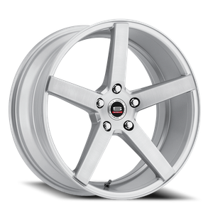 DOORBUSTER PRICING! - Spec-1 Sp-36 Wheel 18x8 5x114.3 Silver & Brushed 38mm | SP3618801638SB