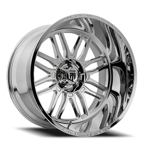 DOORBUSTER PRICING! - American Truxx At1915 Restless Wheel 24x14 8x170 Chrome -76mm - MINIMUM PURCHASE OF 4 WHEELS | AT1915-24470C