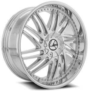 DOORBUSTER PRICING! - Azara Aza-509 Wheel 20x8.5 5x110 & 5x114.3 Nano Chrome 35mm | AZA-509208551101143+35NCR