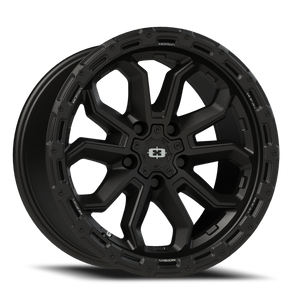 Vision Korupt 405 Wheel 17x9 5x127 Satin Black -12mm | 405-7973SB-12