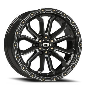 Vision Korupt 405 Wheel 18x9 6x120 Gloss Black Milled Spoke 12mm | 405-8962GBMS12