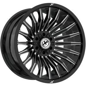 Xf Off-Road® Xf-231 Wheels Rims 20x9 6x135 6x5.5 (6x139.7) Gloss Black Milled 0 | XF-231209061351397+0GBML