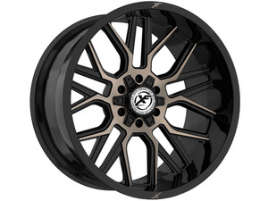 Xf Off-RoadÂ® Xf-235 Wheels Rims 20x10 5x127 (5x5) 5x5.5 (5x139.7) Gloss Black Bronze Milled -24 | XF-235201051271397-24GBMLBR