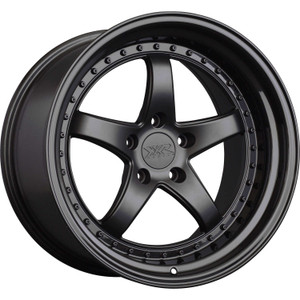 Xxr 565 Wheels Rims 18x8.5 5x108 Black w/ Black Lip 35 | 565883126