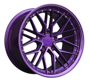 Xxr 571 Wheels Rims 18x8.5 5x112 Diamond Cut Purple 35mm | 571884484