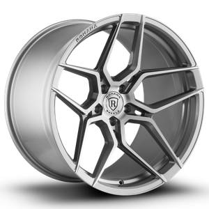 Rohana Rfx11 Deep Wheels Rims 19x9.5 5x4.5 (5x114.3) Brushed Titanium 40 | RFX1119955114BT40