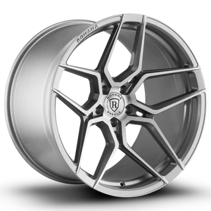 Rohana Rfx11 Deep Wheels Rims 20x10 5x120 Brushed Titanium 25 | RFX1120105120BT25