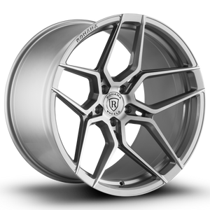 Rohana Rfx11 Standard Wheels Rims 20x9 5x4.5 (5x114.3) Brushed Titanium 35 | RFX112095114BT35