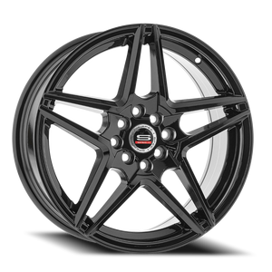 DOORBUSTER PRICING! - Spec-1 Sp-54 Wheel 17x7.5 5x105 & 5x114.3 Gloss Black 42mm | SP-5417752842GB