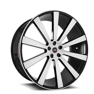 DOORBUSTER PRICING! - Spec-1 Spl-002 Wheel 20x9 5x114.3 Gloss Black & Brushed 38mm | SPL20220901638GBB