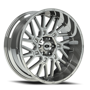 Vision Brawl 404 Wheel 22x10 6x139.7 Chrome -19mm | 404-22083C-19
