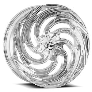 DOORBUSTER PRICING! - Azara Aza-519 Wheel 24x9 5x115 & 5x139.7 Chrome 18mm | AZA-519249051151397+18C