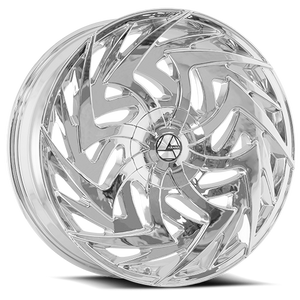 DOORBUSTER PRICING! - Azara Aza-520 Wheel 20x8.5 5x112 & 5x114.3 Nano Chrome 35mm | AZA-520208551121143+35NCR