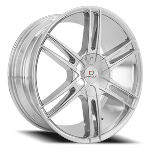 DOORBUSTER PRICING! - Cavallo Clv-20 Wheel 22x8.5 5x112 & 5x114.3 Chrome 38mm | CLV-20228551121143+38C