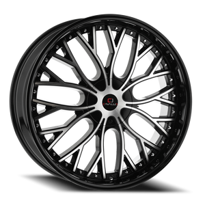 DOORBUSTER PRICING! - Cavallo Clv-33 Wheel 18x8 5x114.3 & 5x120 Gloss Black & Machined 35mm | CLV-33188051143120+35BM