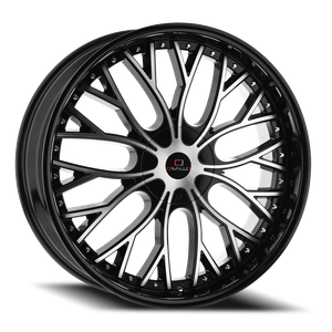 DOORBUSTER PRICING! - Cavallo Clv-33 Wheel 20x8.5 5x114.3 & 5x120 Gloss Black & Machined 35mm | CLV-33208551143120+35BM