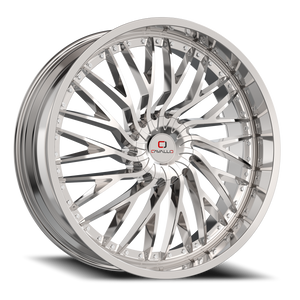 DOORBUSTER PRICING! - Cavallo Clv-43 Wheel 24x9 5x115 & 5x120 Chrome 18mm | CLV-4324905115120+18C