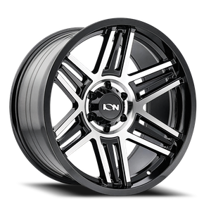DOORBUSTER PRICING! - Ion 147 Wheel 20x10 6x139.7 Gloss Black Machined -19mm | 147-2183BM19