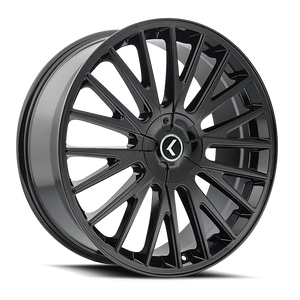 Kraze Kr185 Double Down Wheels Rims 20x8.5 5x108 5x114.3 Gloss Black 38mm | KR185-2814B38