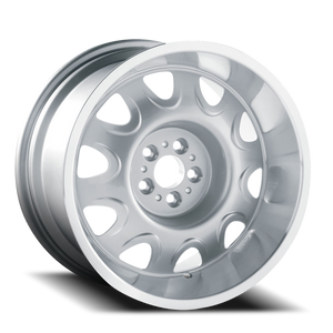 DOORBUSTER PRICING! - Us Mopar Rally Wheel 17x8 5x114.3 Silver Machined -6mm | 619-8812