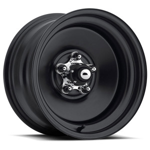 US Wheel® Rat Rod 68 Wheels Rims 17x8 5x127 (5x5) Black 0 | 68-88501