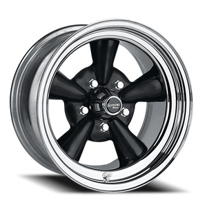 DOORBUSTER PRICING! - Us Supreme Wheel 14x7 5x114.3 & 5x120.65 Black And Chrome -10mm | 483-4709