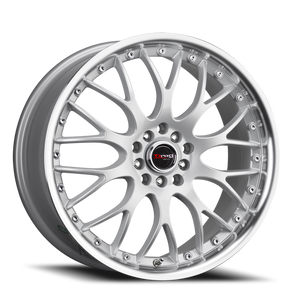 Drag Dr19 Wheel 17x7.5 5x108 & 5x115 Silver w/ Machined Lip 42mm | DR191775304273S