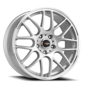 Drag Dr37 Wheel 17x7.5 5x120 Silver w/ Machined Lip 42mm | DR371775234272S