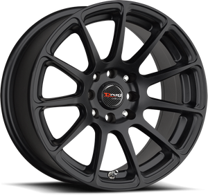Drag Dr66 Wheel 17x7 5x100 & 5x114.3 Flat Black 40mm | DR66177054073BF1