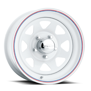 DOORBUSTER PRICING! - Us 8-Spoke Wheel 15x6 5x114.3 Gloss White 0mm | 70-5612