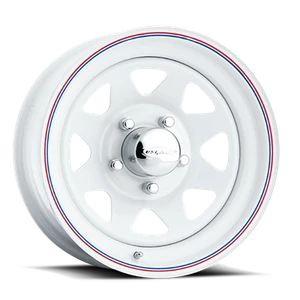 DOORBUSTER PRICING! - Us 8-Spoke Wheel 16x8 5x139.7 Gloss White 0mm | 70-7855