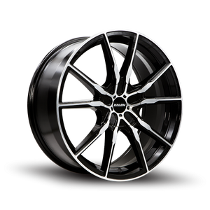 Kalon Pyro 202 Wheels Rims 20x8.5 5x108 5x115 Gloss Black Machined 38mm | 202AB-2085CG38