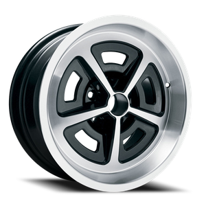 DOORBUSTER PRICING! - Us Aluminum Ford Magnum Wheel 17x9 5x114.3 Black Machined 3mm | 527-8912