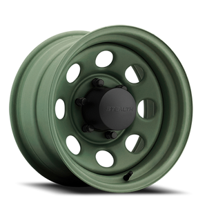 DOORBUSTER PRICING! - Us Crawler Wheel 15x8 5x120.65 Camo Green -13mm | 044-5834CG