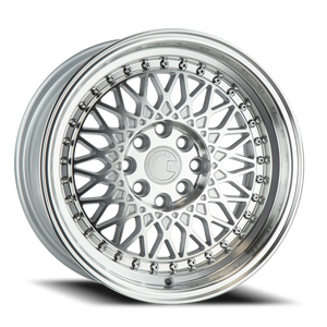 Aodhan Ah05 Wheel 16x8 4x100 & 4x114.3 Silver w/ Machined Face 15mm - FREE T-SHIRT INCLUDED! | AH0516804100114315SMF