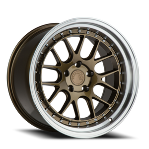 Aodhan Ds06 Wheel 18x9.5 5x100 Bronze w/ Machined Lip 35mm - FREE T-SHIRT INCLUDED! | DS61895510035BZ