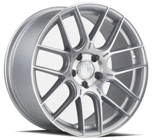 Aodhan Ah-X Wheels Rims 18x9.5 5x112 Gloss Silver Machined Face 35mm | AHX1895511235SMF