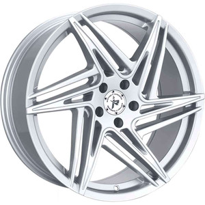Impact Racing 606 Wheels Rims 20x8.5 5x112 Silver 35 | 606S-28511+35